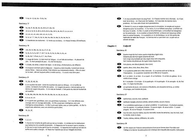 grammaire progressive du francais niveau avance corriges